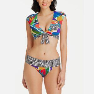 Bleu by Rod Beattie Women's the Mix Fold-Over Bikini Bottoms - Multi